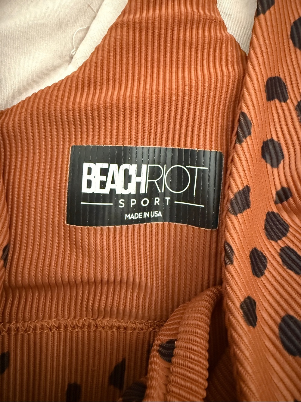 Beach Riot Leopard print  Athletic Set - Racerback tank & leggings-28", sz S,euc - Picture 4 of 13